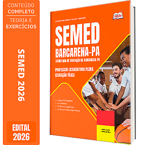 Apostila SEMED Barcarena PA 2026 Professor Licenciatura Plena - Educação Física