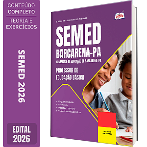 Apostila SEMED Barcarena PA 2026 - Professor de Educação Básica
