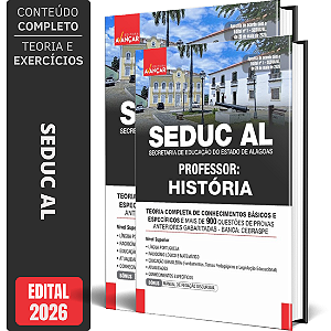 Apostila SEDUC AL 2026 - Professor História