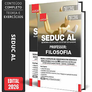 Apostila Seduc AL 2026 - Professor Filosofia