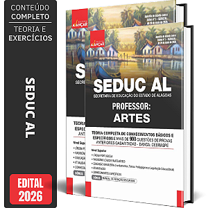Apostila Seduc AL 2026 - Professor Artes