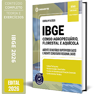Apostila IBGE 2026 - Agente Censitário Supervisor e Regional