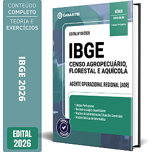 Apostila IBGE 2026 - Agente Operacional Regional (AOR)