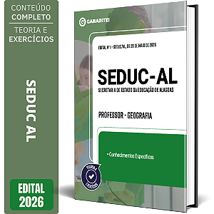 Apostila SEDUC AL 2026 - Professor Geografia