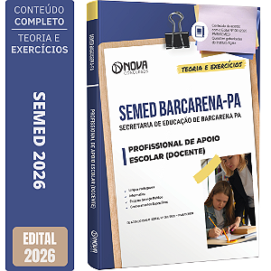 Apostila SEMED Barcarena PA 2026 - Profissional de Apoio Escolar (Docente)