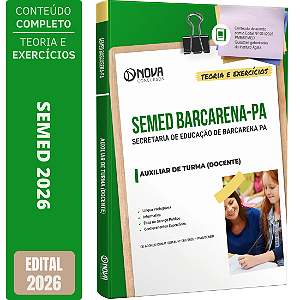 Apostila SEMED Barcarena PA 2026 - Auxiliar de Turma (Docente)