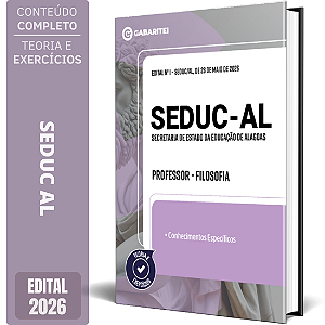 Apostila SEDUC AL 2026 Professor - Filosofia