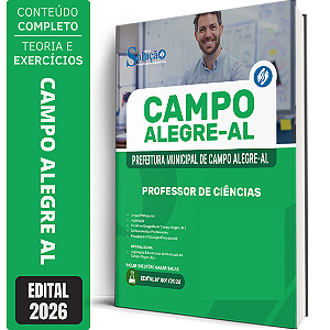Apostila Prefeitura de Campo Alegre AL 2026 - Professor de Ciências