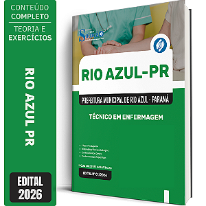 Apostila Prefeitura de Rio Azul PR 2026 - Técnico em Enfermagem
