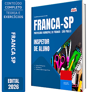 Apostila Prefeitura de Franca SP 2026 - Inspetor de Aluno