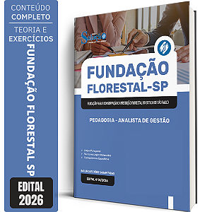 Apostila Fundação Florestal 2026 Analista de Gestão - Pedagogia