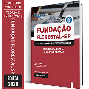 Apostila Fundação Florestal 2026 Analista de Gestão - Comunicação Social