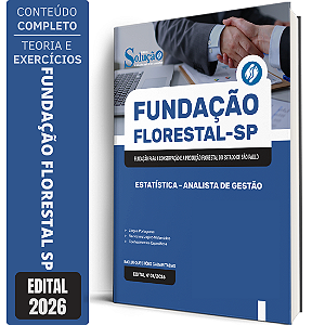 Apostila Fundação Florestal 2026 Analista de Gestão - Estatística
