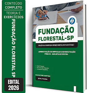Apostila Fundação Florestal 2026 Analista de Gestão - Administração de Empresas e Administração Pública