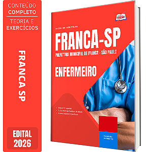 Apostila Prefeitura de Franca SP 2026 - Enfermeiro