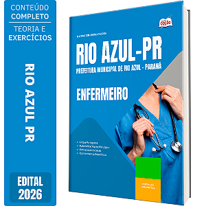 Apostila Prefeitura de Rio Azul PR 2026 - Enfermeiro