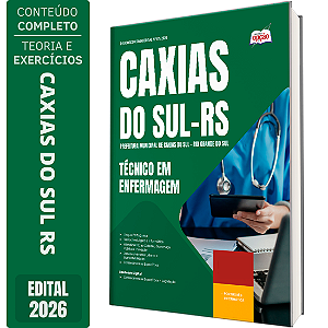 Apostila Prefeitura de Caxias do Sul RS 2026 - Técnico em Enfermagem