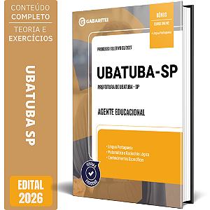 Apostila Prefeitura de Ubatuba SP 2026 - Agente Educacional
