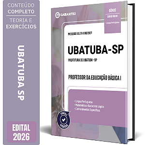 Apostila Prefeitura de Ubatuba SP 2026 – Professor da Educação Básica 1