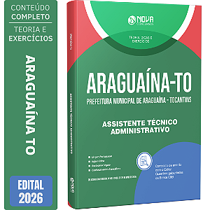 Apostila Prefeitura de Araguaína TO 2026 - Assistente Técnico Administrativo