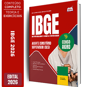 Apostila IBGE CENSO 2027 - Agente Censitário Supervisor (ACS)