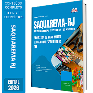 Apostila Prefeitura de Saquarema RJ 2026 Professor de Atendimento Educacional Especializado - AEE