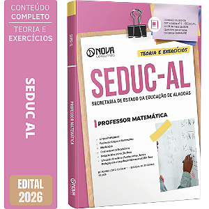 Apostila SEDUC AL 2026 - Professor Matemática