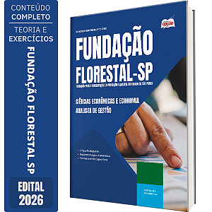 Apostila Fundação Florestal 2026 Analista de Gestão - Ciências Econômicas e Economia