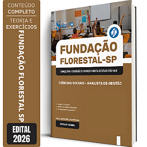 Apostila Fundação Florestal 2026 Analista Ambiental - Ciências Sociais