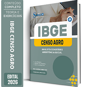 Apostila IBGE CENSO 2027 Analista Censitário - Assistência Social