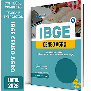 Apostila IBGE CENSO 2027 Analista Censitário - Desenvolvimento de Tecnologia da Informação