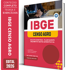 Apostila IBGE CENSO 2027 Analista Censitário - Planejamento, Orçamento e Gestão Administrativa