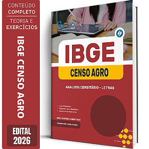 Apostila IBGE CENSO 2027 Analista Censitário - Letras