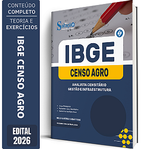 Apostila IBGE CENSO 2027 Analista Censitário - Gestão e Infraestrutura