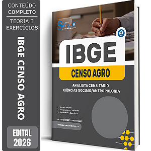 Apostila IBGE CENSO 2027 Analista Censitário - Ciências Sociais/Antropologia