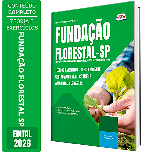 Apostila Fundação Florestal 2026 Técnico Ambiental - Meio Ambiente