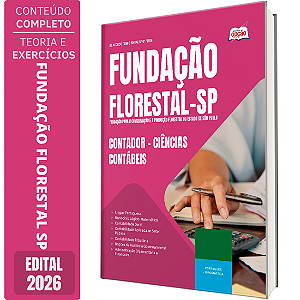 Apostila Fundação Florestal 2026 Contador - Ciências Contábeis
