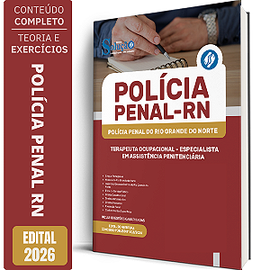 Apostila Polícia Penal RN 2026  Especialista em Assistência Penitenciária - Terapeuta Ocupacional