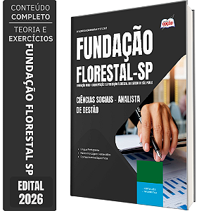 Apostila Fundação Florestal 2026 Analista Ambiental - Ciências Sociais