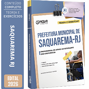Apostila Prefeitura de Saquarema RJ 2026 - Profissional de Apoio ao Estudante com Deficiência