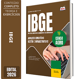 Apostila IBGE CENSO 2027 Analista Censitário - Gestão e Infraestrutura