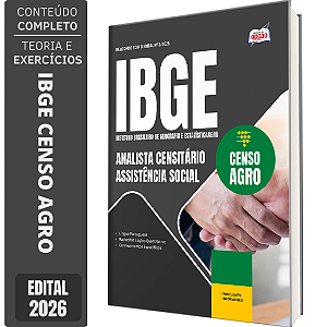 Apostila IBGE CENSO 2027 Analista Censitário - Assistência Social