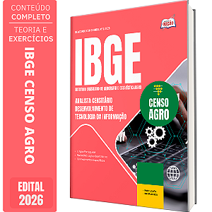 Apostila IBGE CENSO 2027 Analista Censitário - Desenvolvimento de Tecnologia da Informação