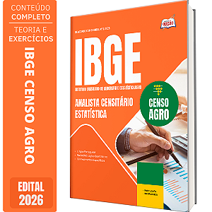 Apostila IBGE CENSO 2027 Analista Censitário - Estatística