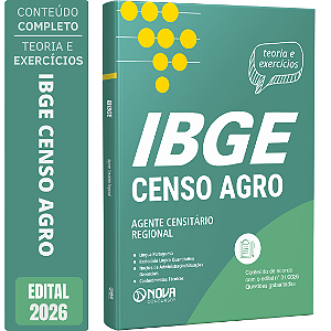 Apostila IBGE Temporário 2026 - Agente Censitário Regional (ACR)