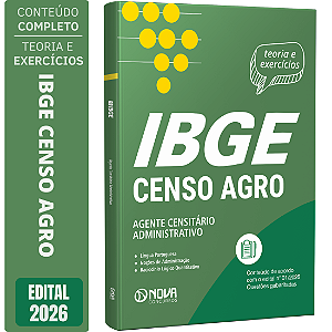 Apostila IBGE Temporário 2026 - Agente Censitário Administrativo (ACA)