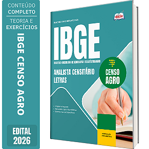 Apostila IBGE CENSO 2027 Analista Censitário - Letras