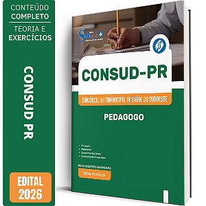 Apostila CONSUD 2026 - Pedagogo