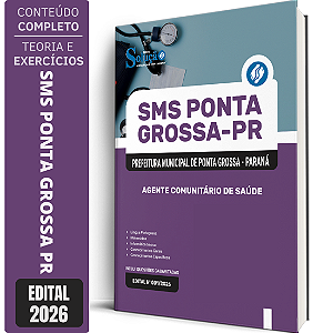 Apostila Prefeitura de Ponta Grossa PR 2026 - Agente Comunitário de Saúde