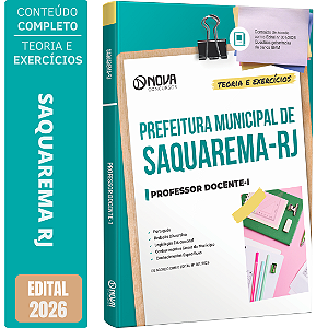 Apostila Prefeitura de Saquarema RJ 2026 - Professor Docente 1